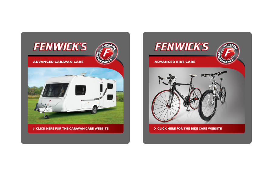 Fenwicks Bike & Caravan Cleaning Care Products